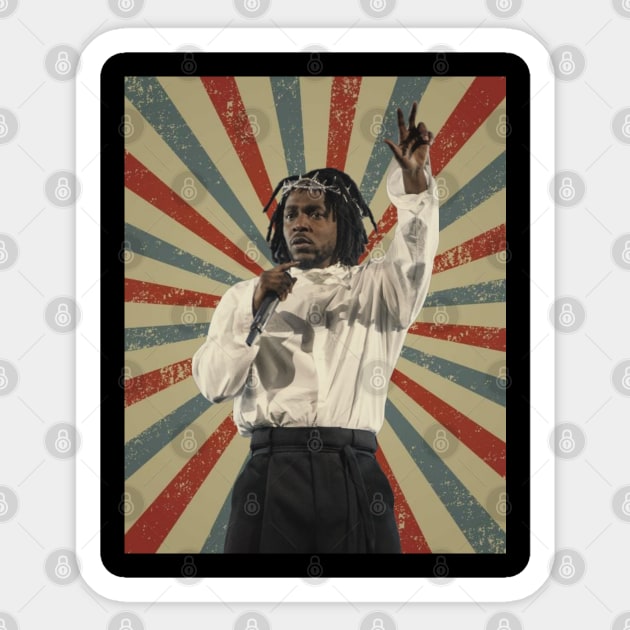 Kendrick Lamar Sticker by LivingCapital 